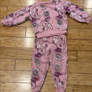 Disney Pink Minnie Mouse Kids Matching Set size 4T